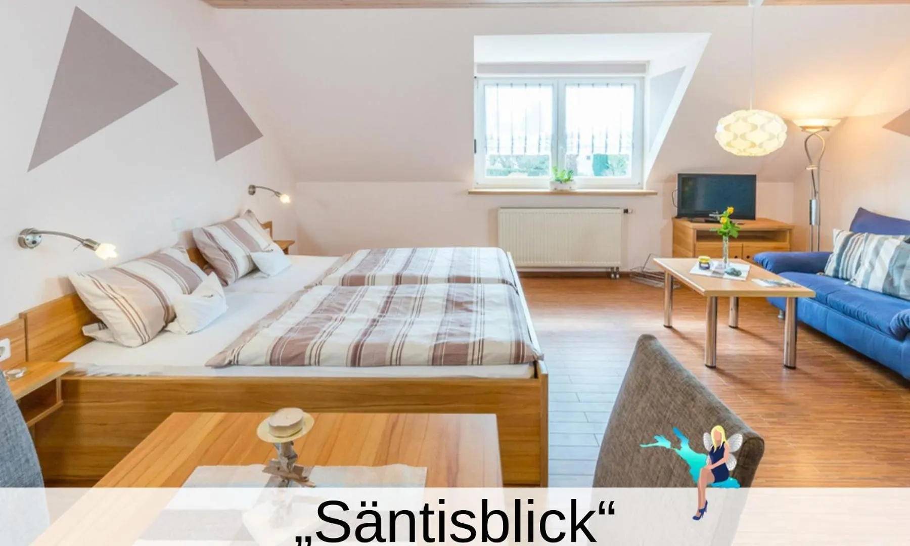 Ferienhaus Dani Ferienapartment Saentisblick Nonnenhorn Lejlighed